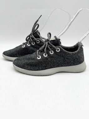 Allbirds Wool Runner Athletic Sneakers Comfort Shoes Lace-up Charcoal Gray Sz 8